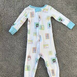 Kids One Piece Pajama with Cartoon Print